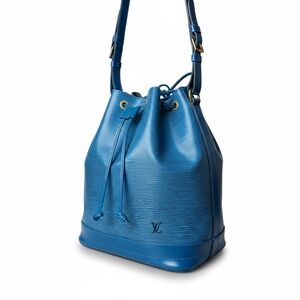 Louis Vuitton Noé Epi Leather Bucket Bag in Toledo Blue